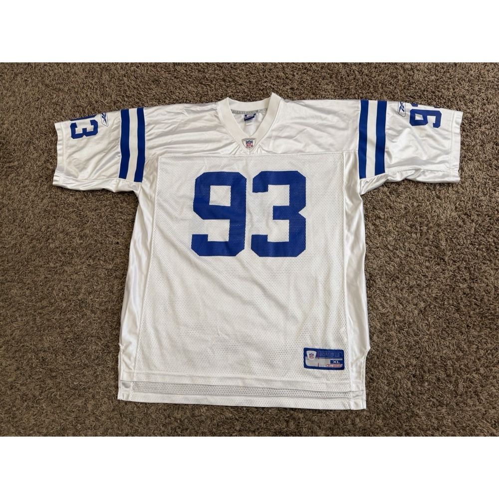 Reebok Indianapolis Colts Dwight Freeney #93 Players NFL Jersey Mens Size XL